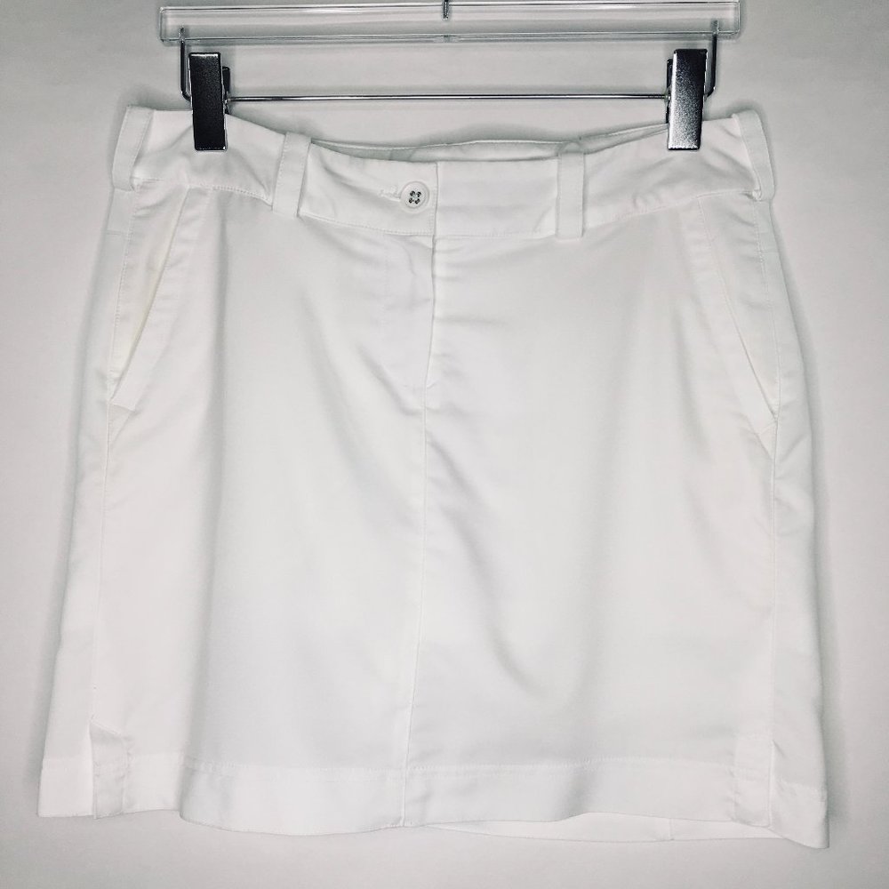 Nike Golf Tour Performance Skirt Dri-FIT Skort White Size 8